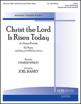 Christ the Lord Is Risen Today piano sheet music cover